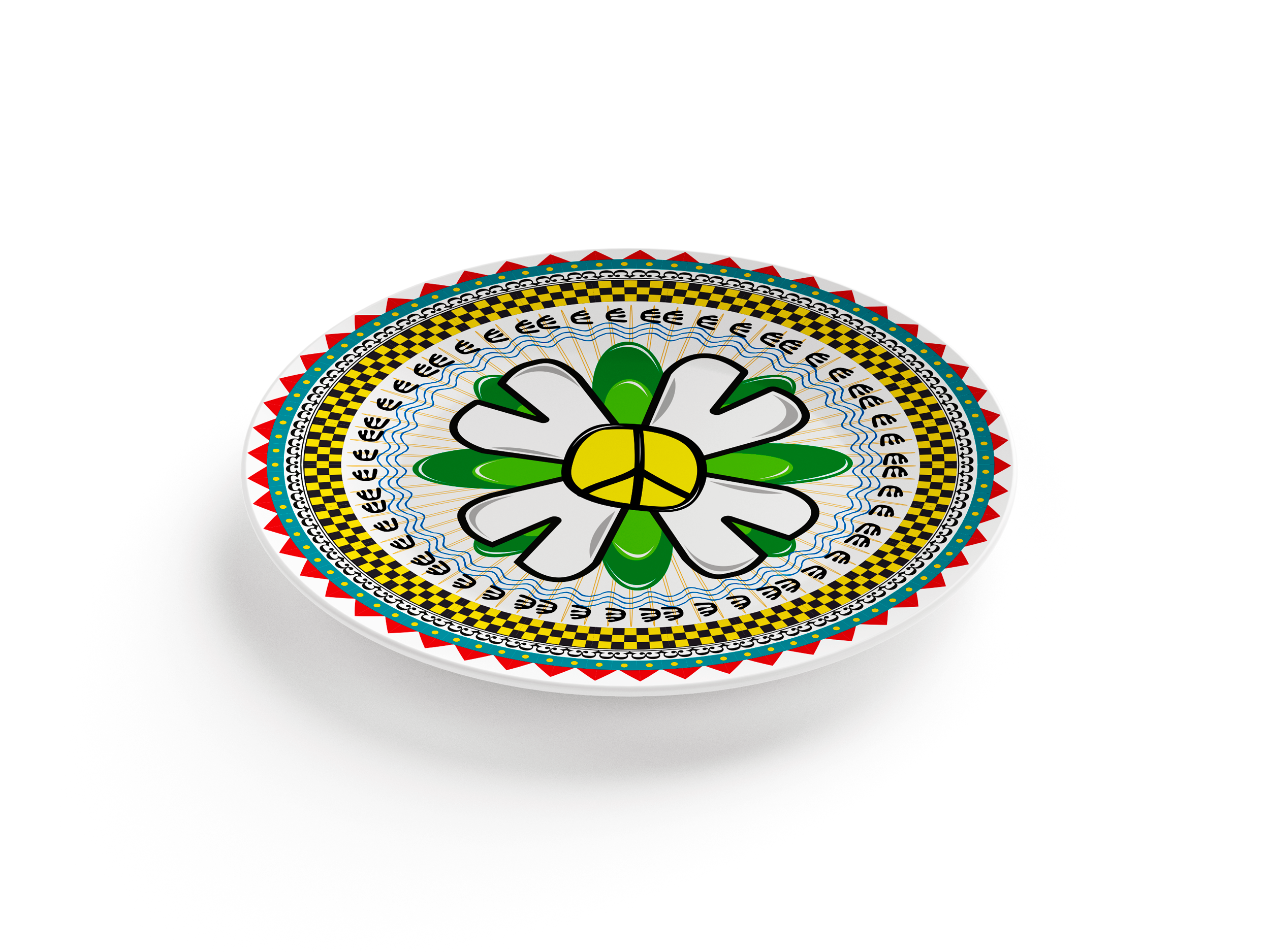 Peaceful Garden - Ornamental Plate - Imagen 2