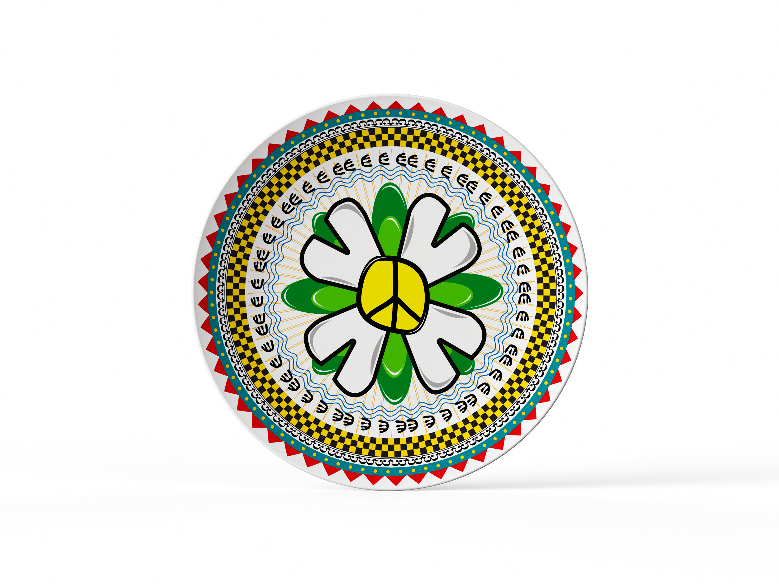 Peaceful Garden - Ornamental Plate - Imagen 3