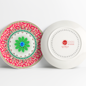 Green Flower - Ornamental Plate