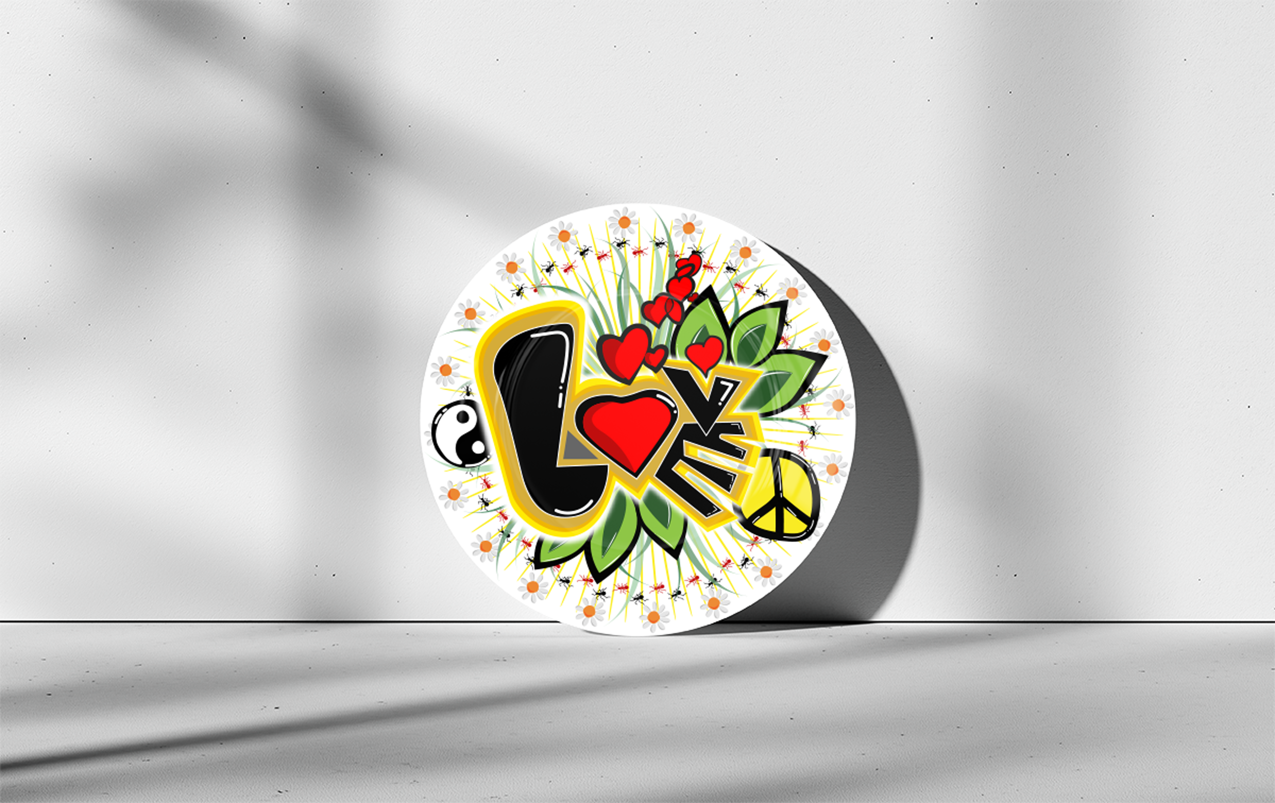 Love Garden - Ornamental Plate - Imagen 4